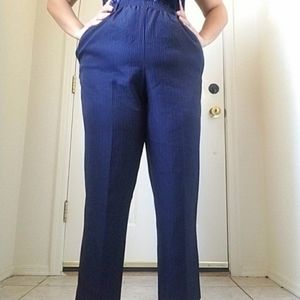 Plus size wide legged vintage pants